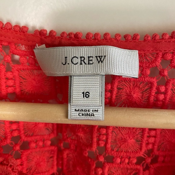 J.Crew gauzy cotton top. Size 16 - Picture 2 of 6